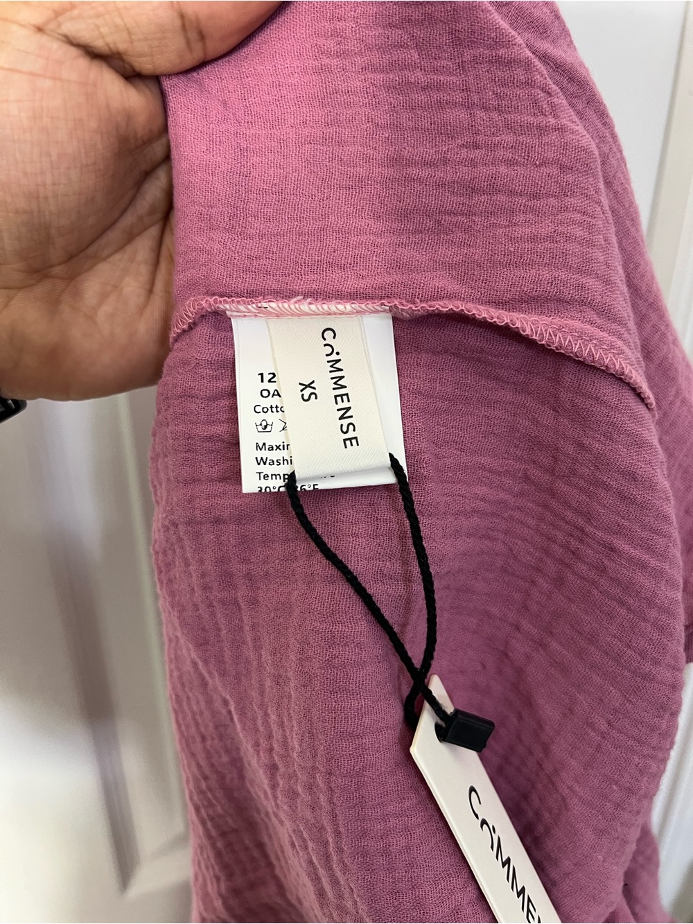 Commense Rose Mauve Lightweight Draped Shawl - Picture 3 of 4
